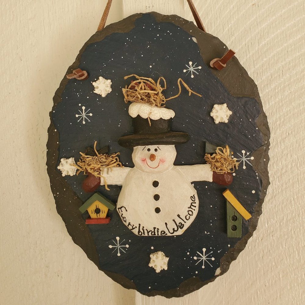 Snowman sign